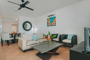 Posezení v ubytování Moana Sands Beachfront Villas