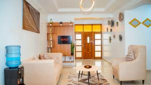 Χώρος καθιστικού στο AHACU Residence Kigali - Rwanda