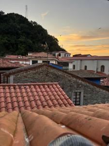 a view from the roof of a building at Teresa's sweet home in Cudillero
