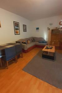 Ruang duduk di Apartments by the sea Tkon, Pasman - 8244