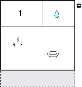 The floor plan of Monterufoli Giulia 6G