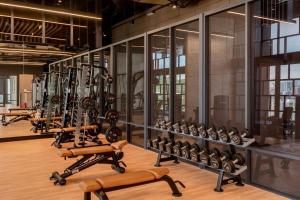 Centrul de fitness și/sau facilități de fitness de la Societe Suites by Lubar