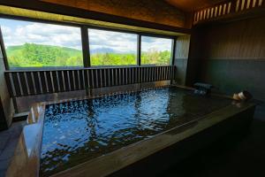 富良野ホテル Furano Hotel内部或周边的泳池