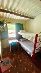 Postel nebo postele na pokoji v ubytování Habitación con baño privado