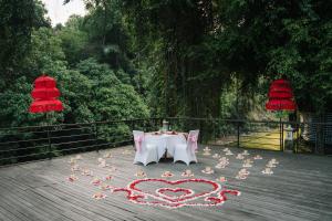 Balkón nebo terasa v ubytování Sthala, A Tribute Portfolio Hotel, Ubud Bali
