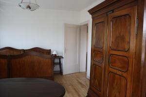 Postel nebo postele na pokoji v ubytování Gîte du moulin