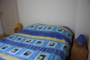 Postel nebo postele na pokoji v ubytování Gîte du moulin