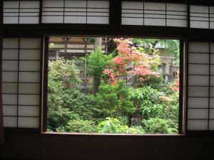 Zahrada ubytování Maruka Ryokan