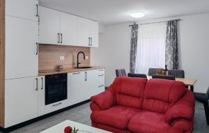 Kuchyň nebo kuchyňský kout v ubytování Pet Friendly Home In Severin Na Kupi