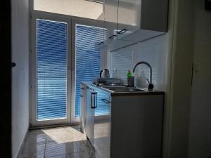 Kuchyň nebo kuchyňský kout v ubytování Apart-pansion Promajna