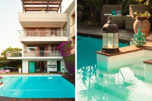 a building and a swimming pool with a house at Villa Cannizzaro in Catania +27 photos