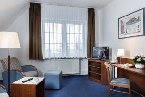TV/Unterhaltungsangebot in der Unterkunft Hotel Seeschwalbe