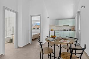 Kuchyň nebo kuchyňský kout v ubytování Apartmani Paliska
