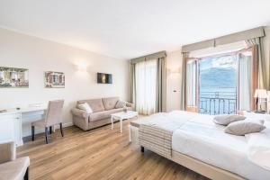 Voodi või voodid majutusasutuse Hotel Garni Corona toas