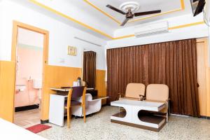 Posezení v ubytování Hotel Srilakshmi