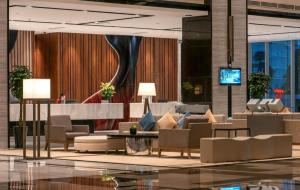 Χώρος καθιστικού στο Hui Feng Wan Yun Hotel Hefei