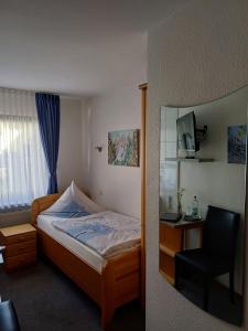 Postel nebo postele na pokoji v ubytování Haus-Anka