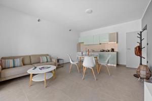 Kuchyň nebo kuchyňský kout v ubytování Apartmani Paliska