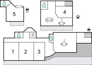 Plán poschodí v ubytovaní Wunderschoenes Ferienhaus