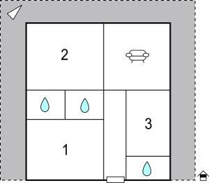Plán poschodí v ubytovaní Helle Ferienwohnung Muehlbach