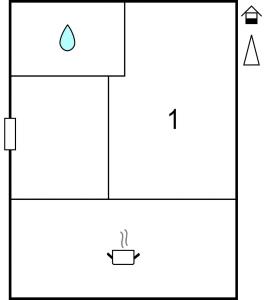 Plán poschodí v ubytovaní Ferienwohnung Mit Bergblick