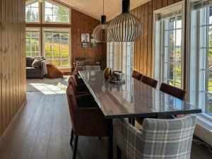 Χώρος καθιστικού στο Mountain Cabin With Panoramic Views In Sjusjøen