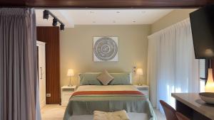 Postel nebo postele na pokoji v ubytování Guest suite in Beverly Hills Sodic