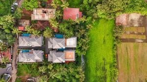 El edificio en el que está la villa