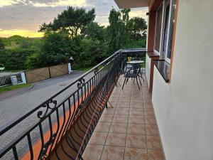 Balkón nebo terasa v ubytování Pokoje Gościnne Ster