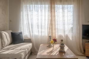 Televízia a/alebo spoločenská miestnosť v ubytovaní Valea Villa