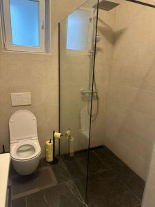Koupelna v ubytování Apartments Vinea