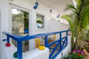 Balkón alebo terasa v ubytovaní Psaras Apartments