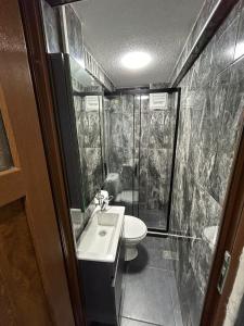 Koupelna v ubytování Grand Sezgin Hotel