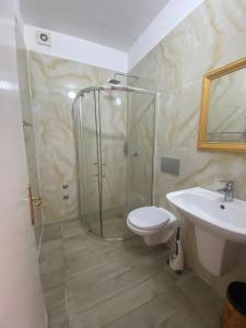Koupelna v ubytování Hotel Boho