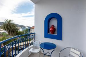 Balkón alebo terasa v ubytovaní Psaras Apartments