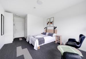 Postel nebo postele na pokoji v ubytování Hotel Vissenbjerg Storkro