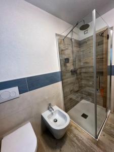 Kúpeľňa v ubytovaní Residence Raethia tra Bormio e Livigno