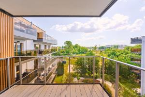 Μπαλκόνι ή βεράντα στο BLISKO Brzeżno