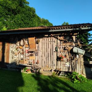 Vonkajšia záhrada v ubytovaní Fuchs Alm