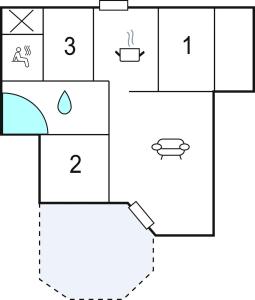 Půdorys ubytování Frische Brise 8 - Dorf 2