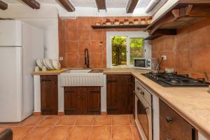 Dapur atau dapur kecil di Masía Can Garriga, apartament avia +8 gambar