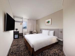 ibis Ambassador Seoul Insadong-Newly renovated in 2025にあるテレビまたはエンターテインメントセンター