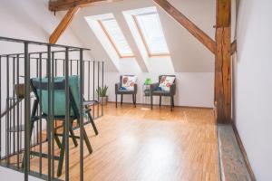 Posezení v ubytování ATIK ROOMS