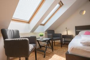 Posezení v ubytování ATIK ROOMS