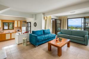 Η κουζίνα ή μικρή κουζίνα στο Villa Daphne