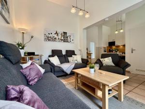 Posezení v ubytování FeWo Wikinger Harleblick - Altfunnixsiel