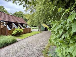 Zahrada ubytování FeWo Wikinger Harleblick - Altfunnixsiel