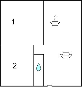 Půdorys ubytování Casa Bethaz