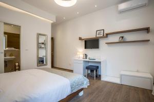 Posteľ alebo postele v izbe v ubytovaní Luxury Accommodation Marino