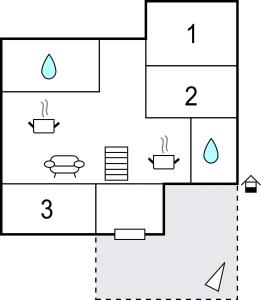 The floor plan of Levante